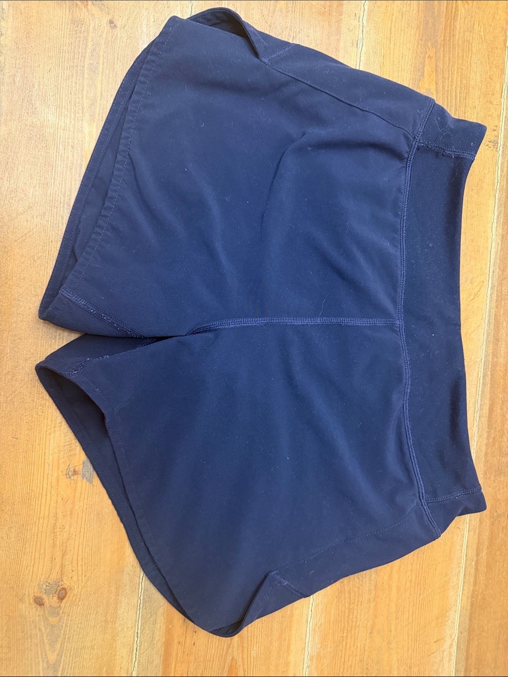 Athleta Navy High-Rise Athletic Shorts